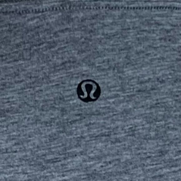 Lululemon Gray 5 Year Basic V Neck Heathered Core Tee Shirt Short Sleeves Medium - Picture 4 of 5